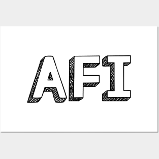 Afi <\\> Typography Design Posters and Art